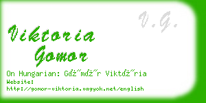 viktoria gomor business card